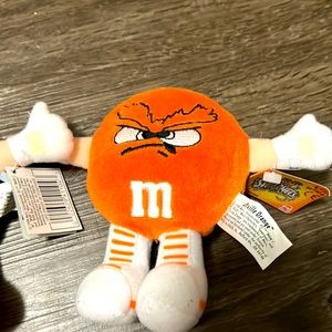 💎Rare find! BNWT- 1998 M&M’s Minis Swarmees Plush. Orange Angry face